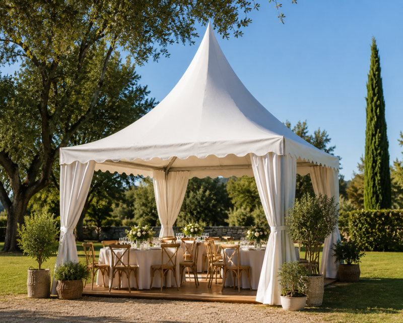 Location de pagode pour un évènement en Provence 